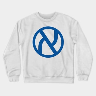 Jewish Anarchist Symbol (Tekhelet) Crewneck Sweatshirt